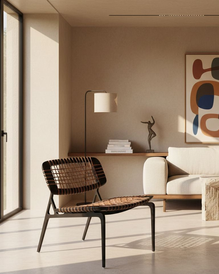 Asan Chair Leather Weave