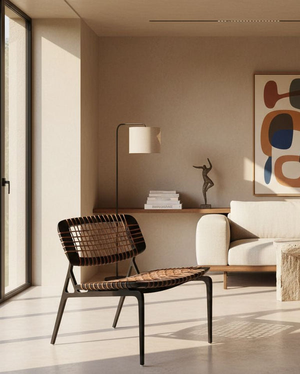 Asan Chair Leather Weave