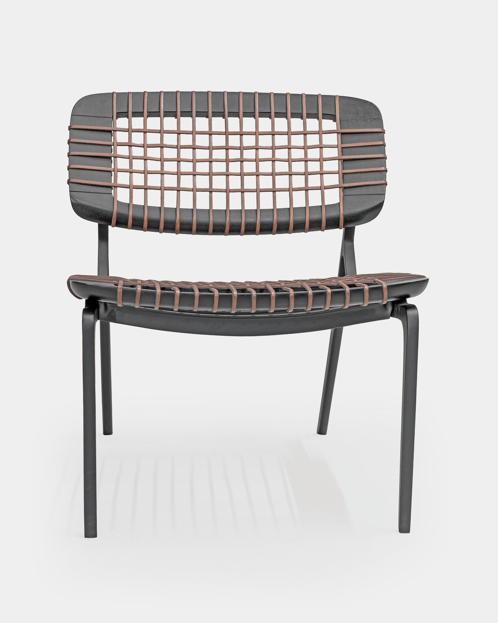 Asan Chair Leather Weave