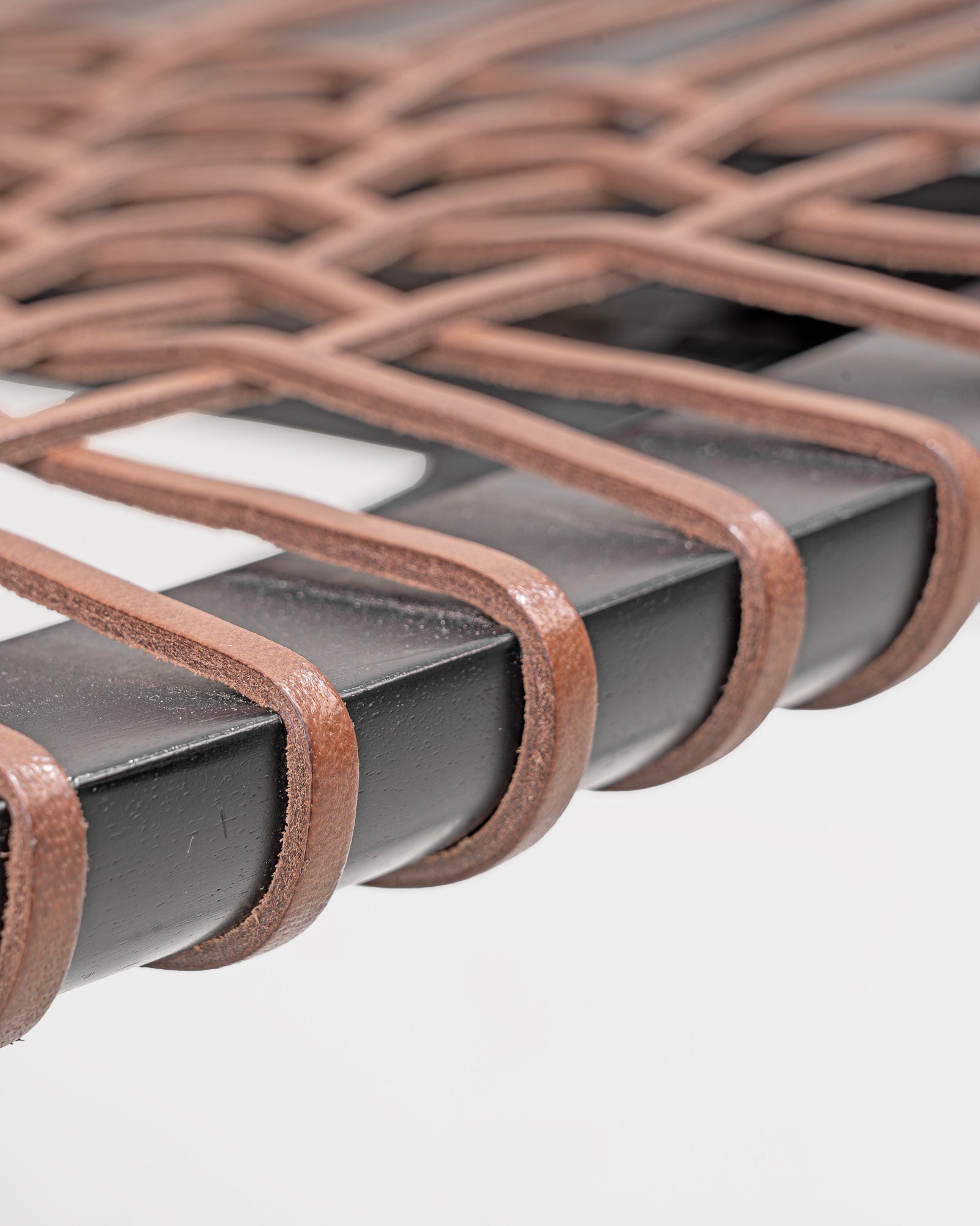 Asan Chair Leather Weave