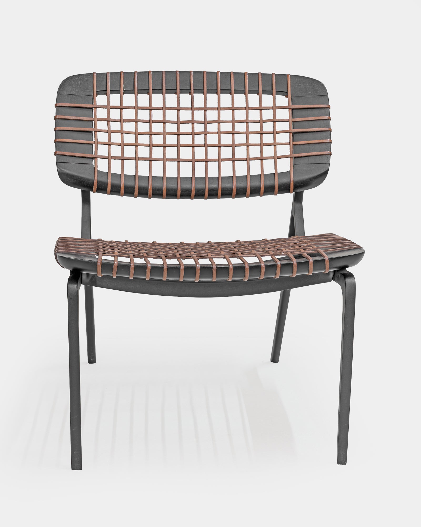 Asan Chair Leather Weave
