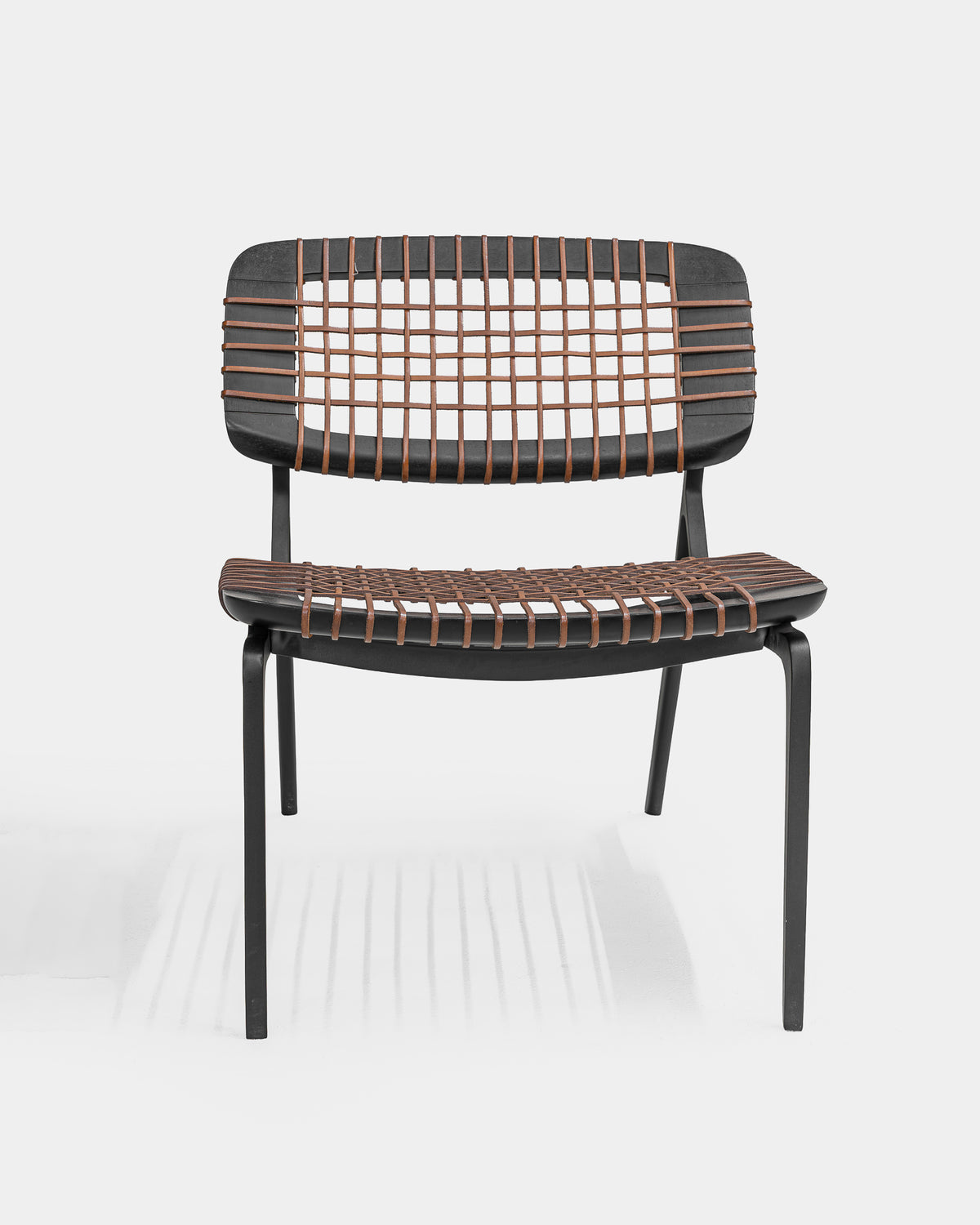 Asan Chair Leather Weave