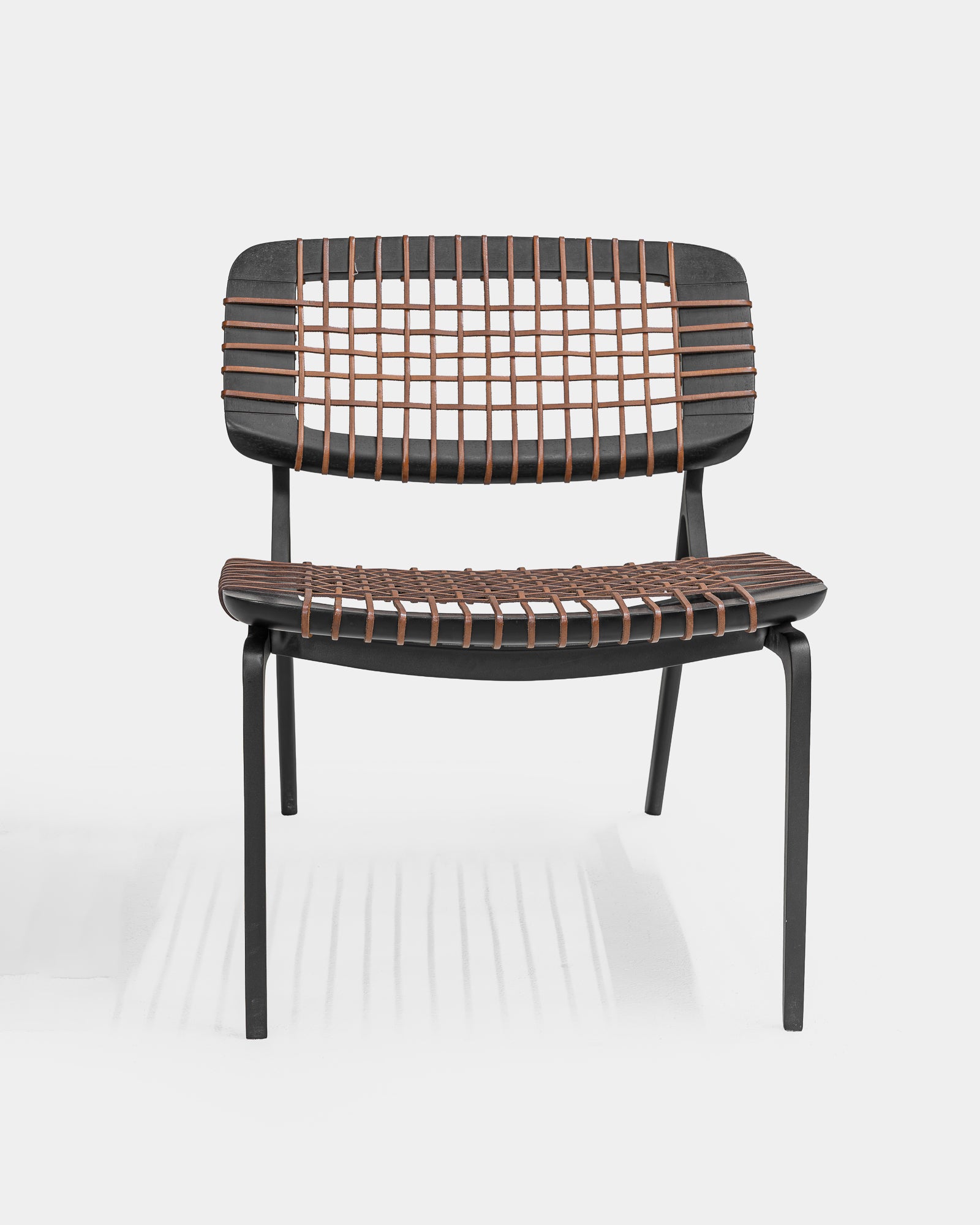 Asan Chair Leather Weave
