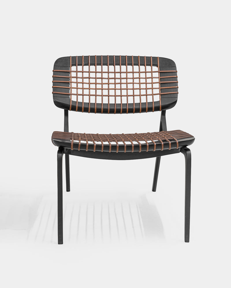 Asan Chair Leather Weave