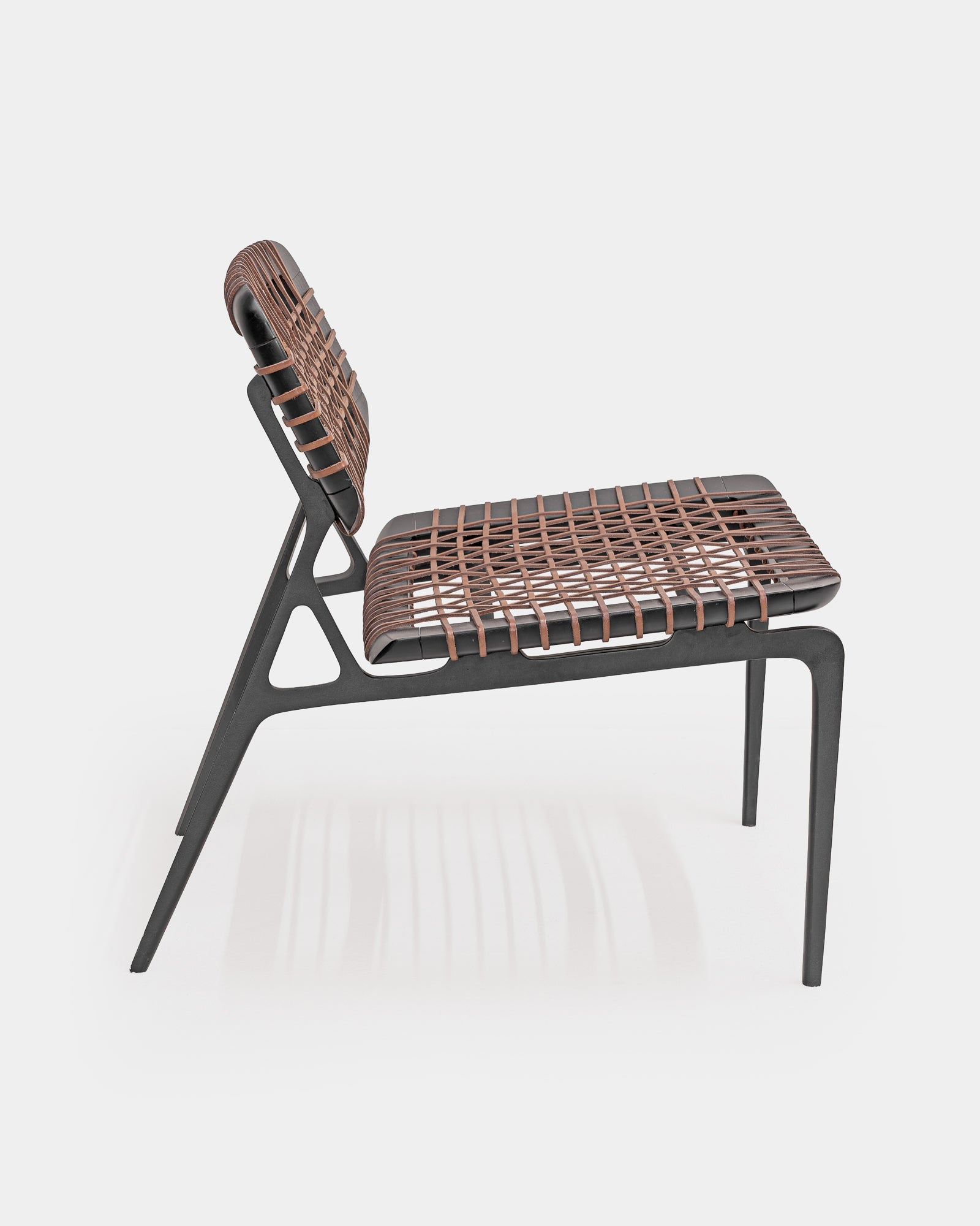 Asan Chair Leather Weave