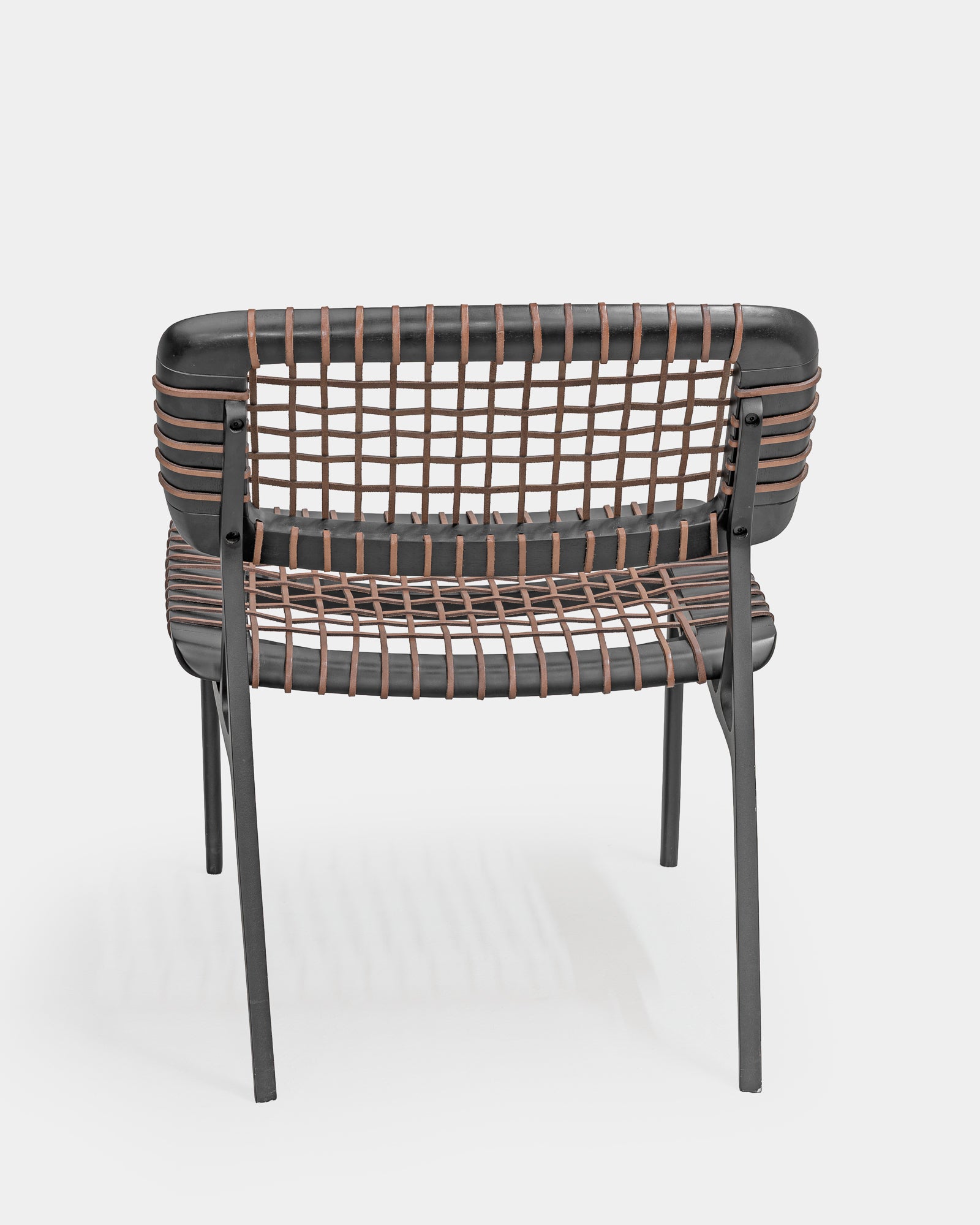 Asan Chair Leather Weave
