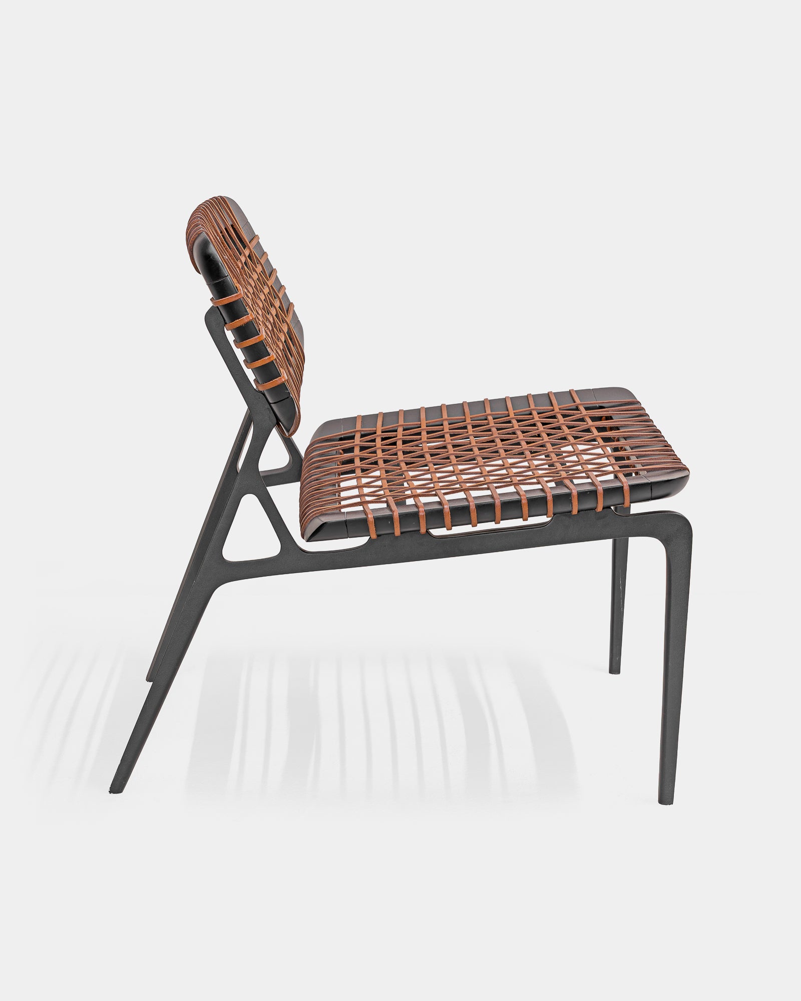 Asan Chair Leather Weave