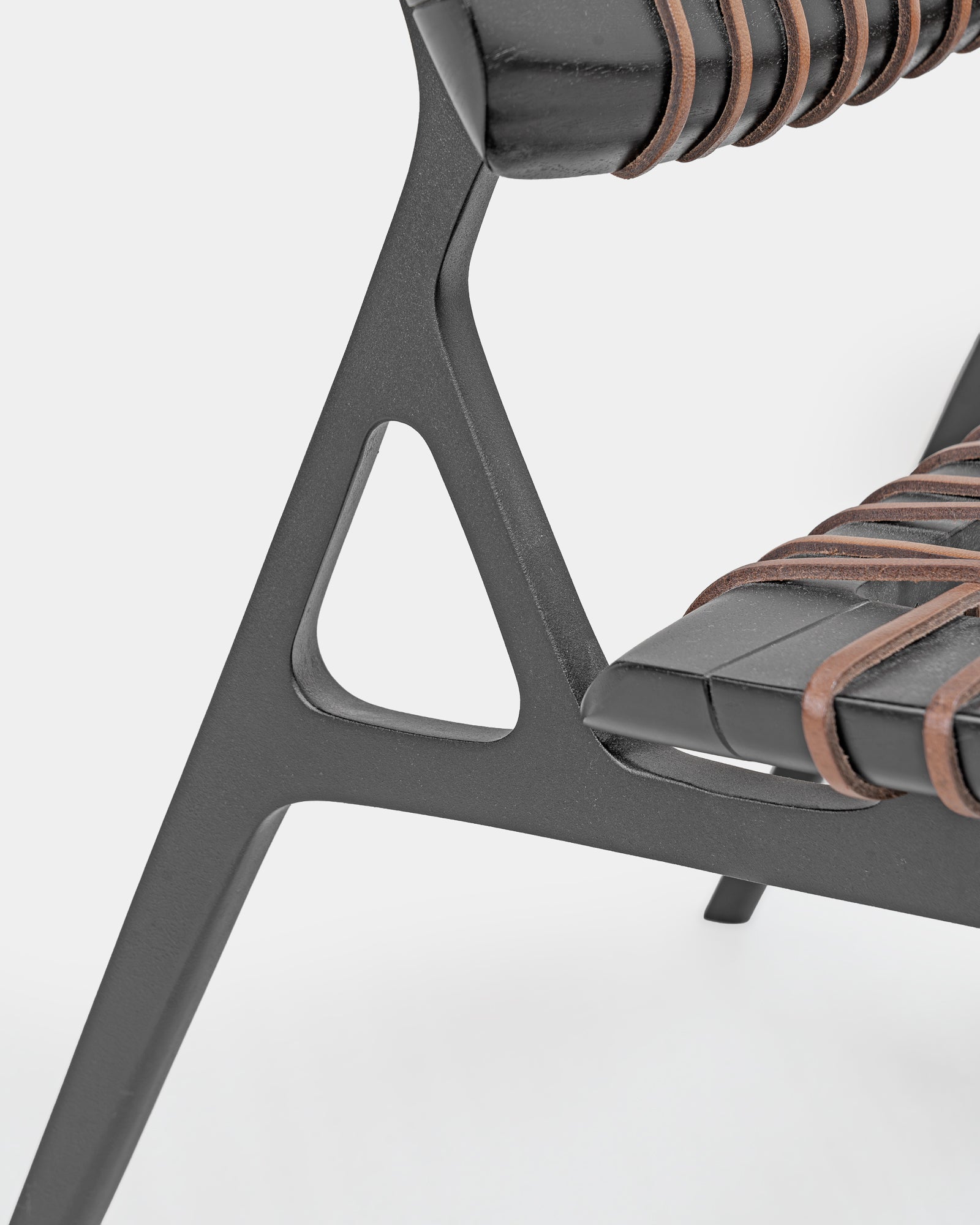 Asan Chair Leather Weave
