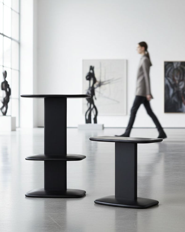 Ashanti Side Table Low and Stool