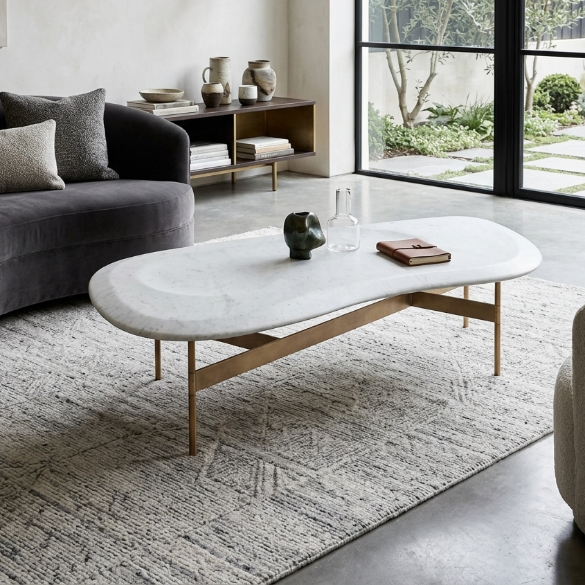 Drift Table In Marble
