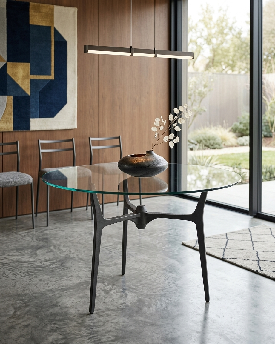 Makoda Dining Table Round 3 Legs