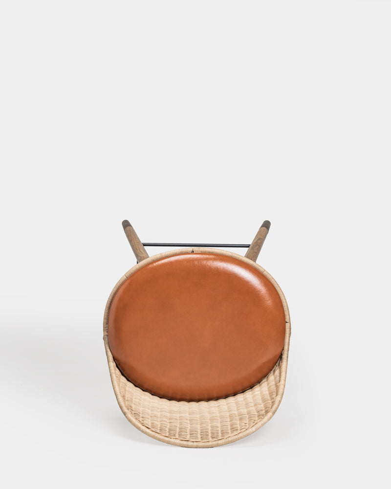 Rattan Swivel Bar Stool